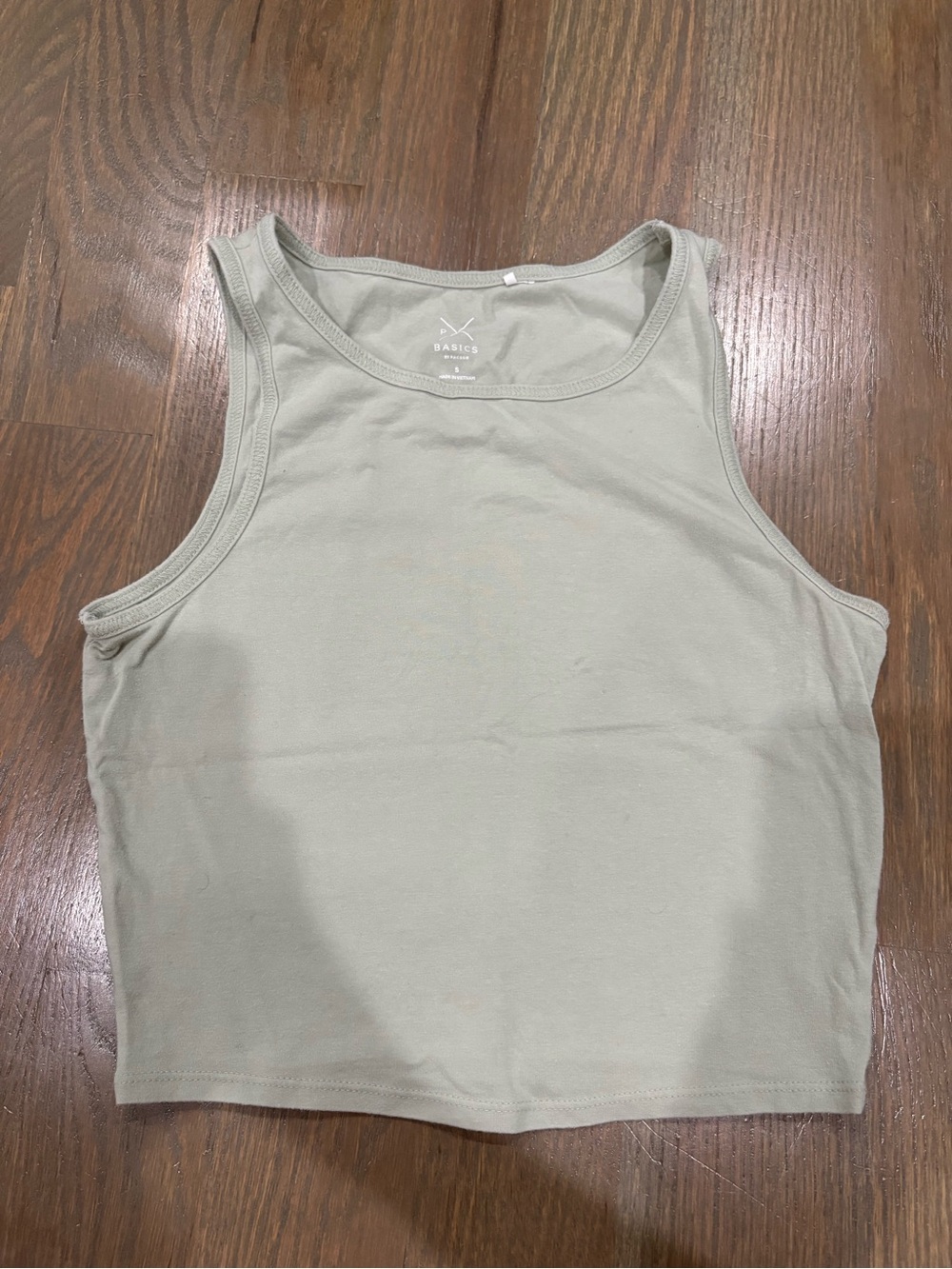 Pacsun Women’s Sage Green Cropped Tank Top
